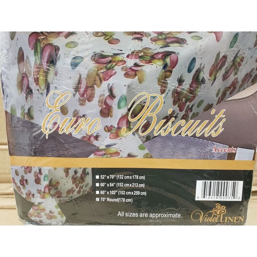 Printed Fabric Tablecloth, 70